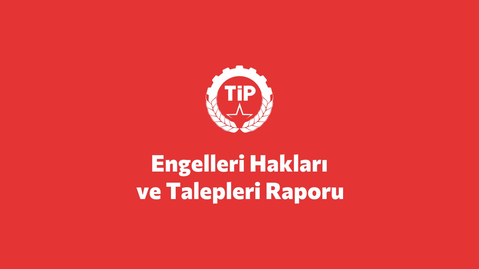 Engelleri Hakları ve Talepleri Raporu