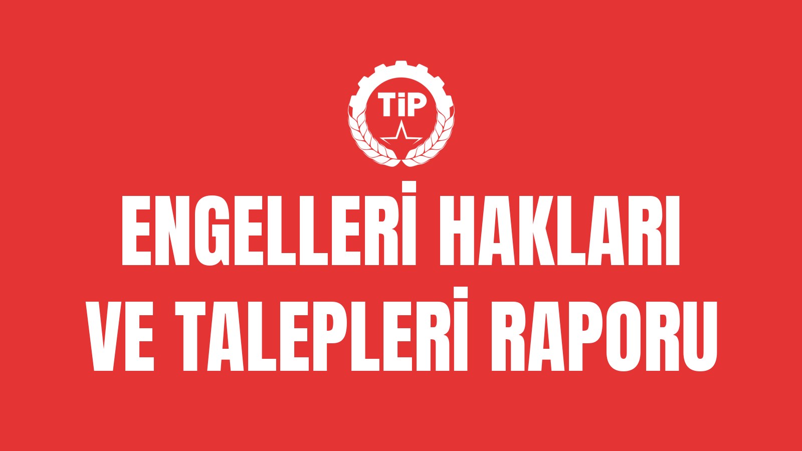 Engelleri Hakları ve Talepleri Raporu