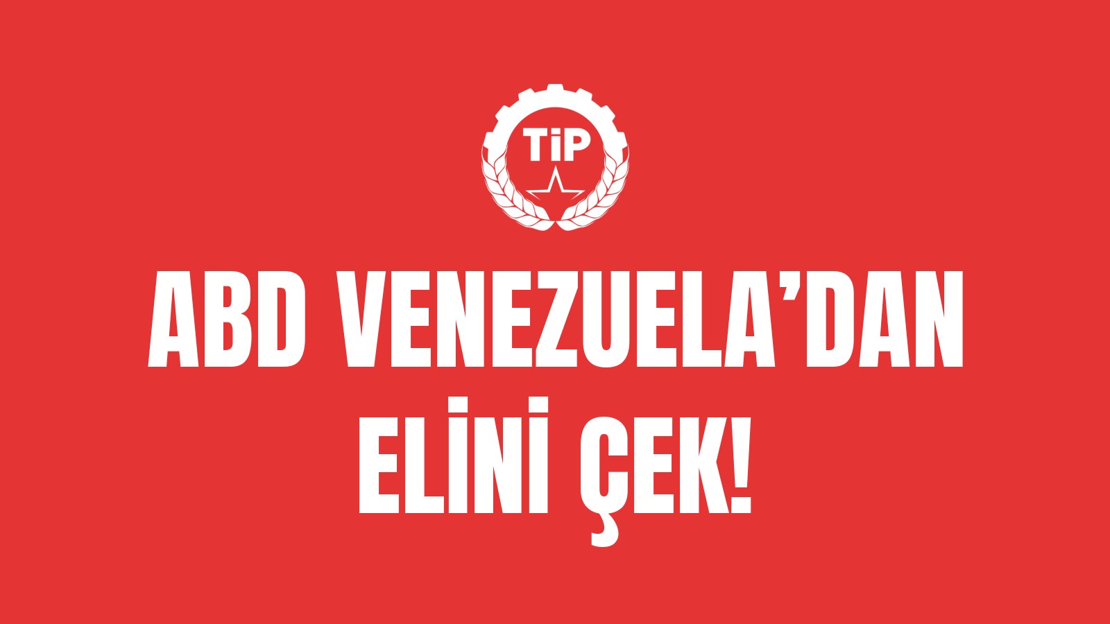 ABD Venezuela’dan Elini Çek!