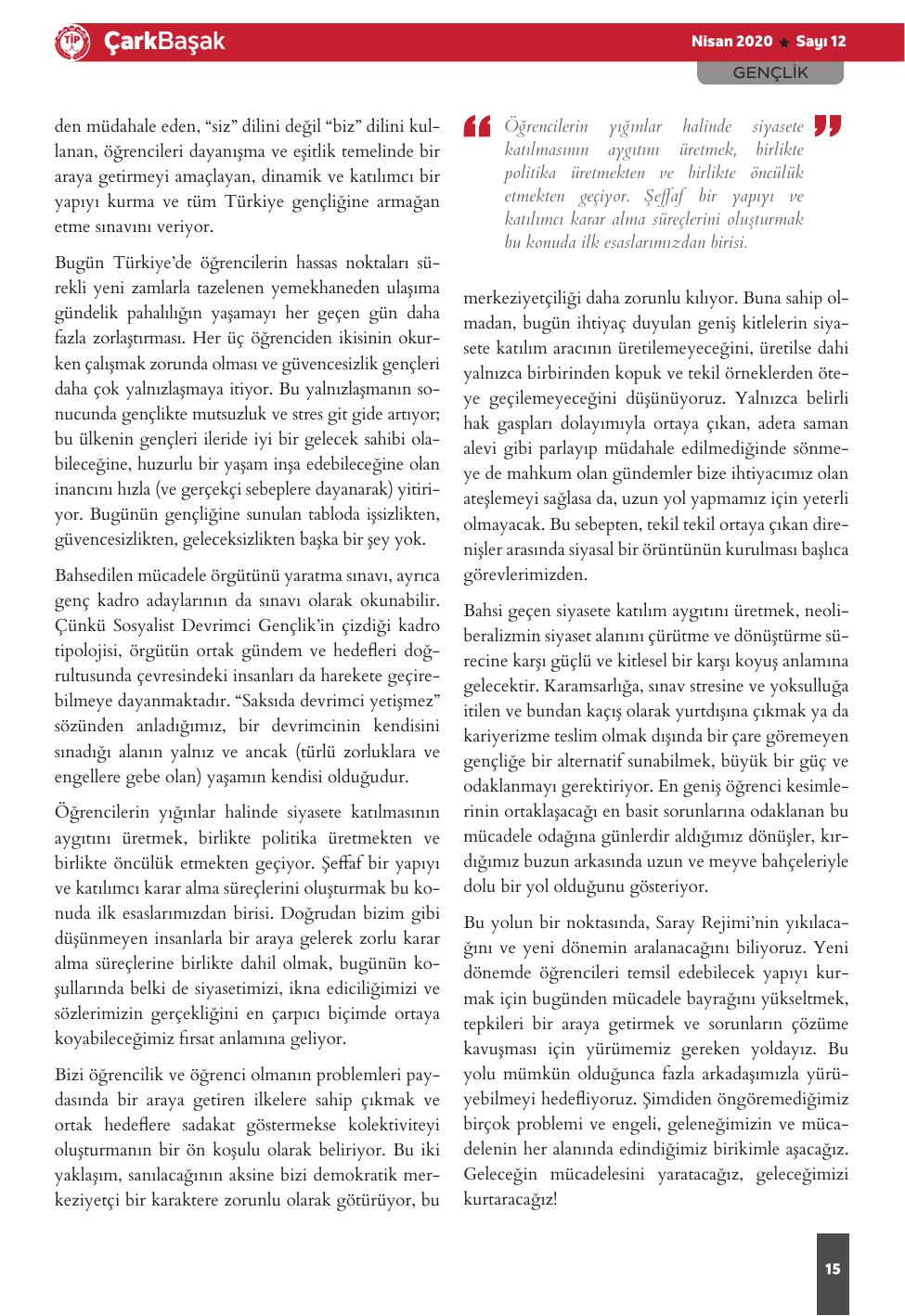 Sayı 12 - Sayfa 15