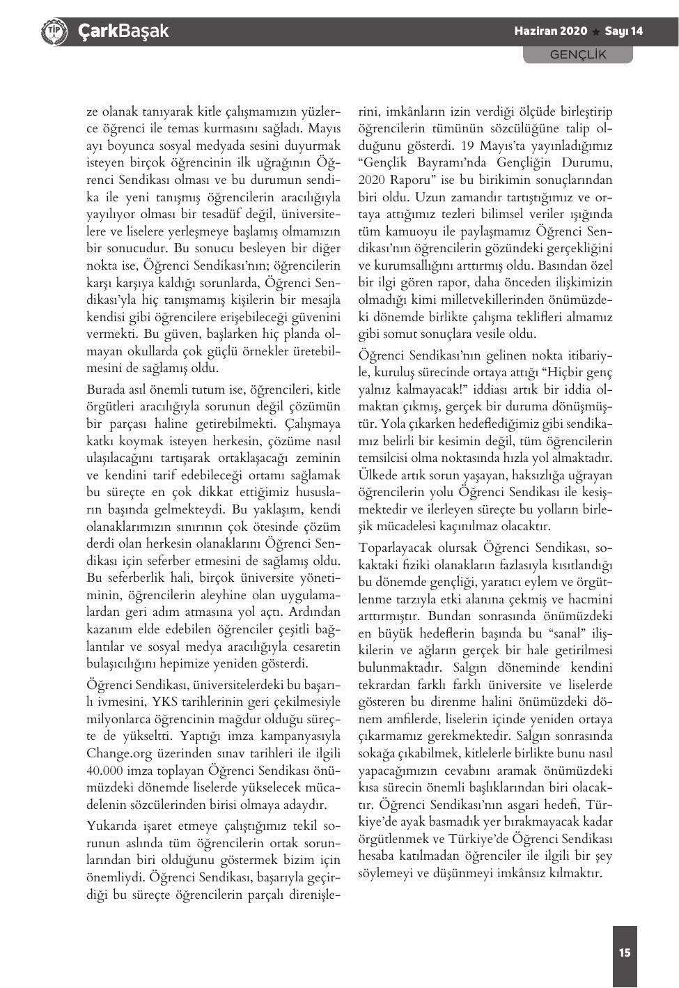 Sayı 14 - Sayfa 15