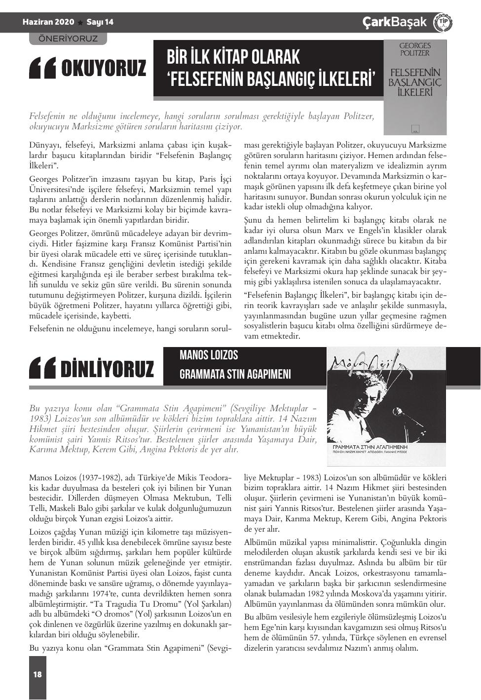 Sayı 14 - Sayfa 18