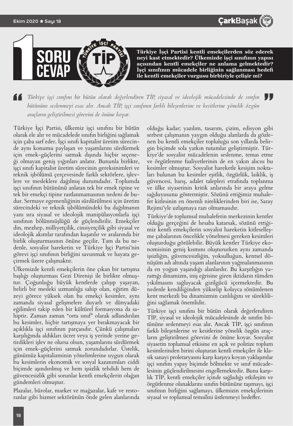 Sayı 18 - Sayfa 18