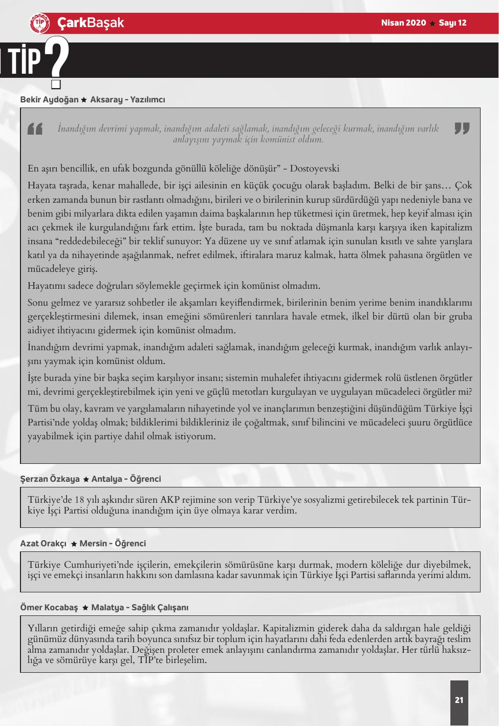 Sayı 12 - Sayfa 21