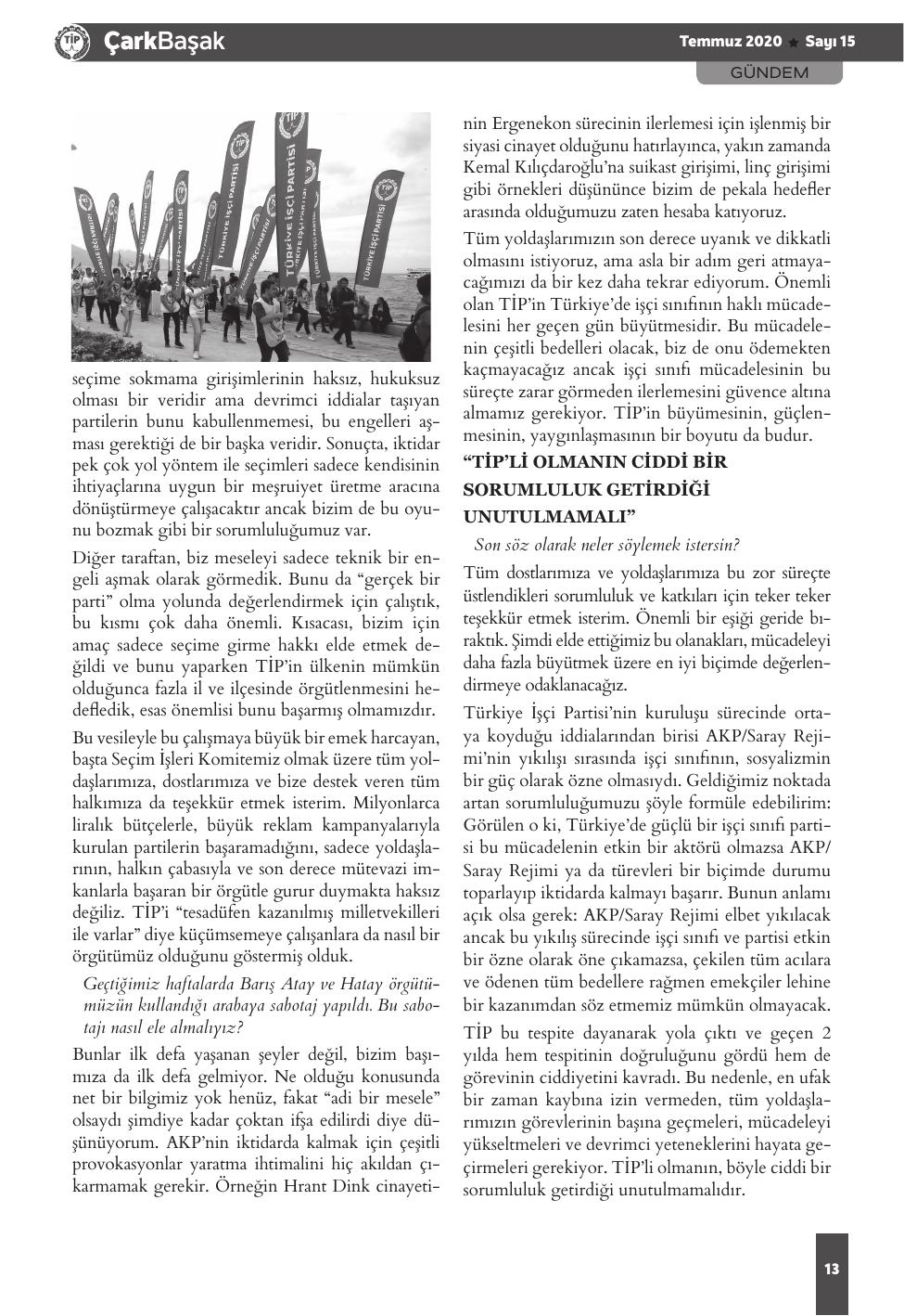 Sayı 15 - Sayfa 13