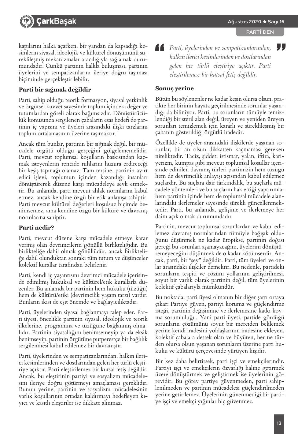 Sayı 16 - Sayfa 13