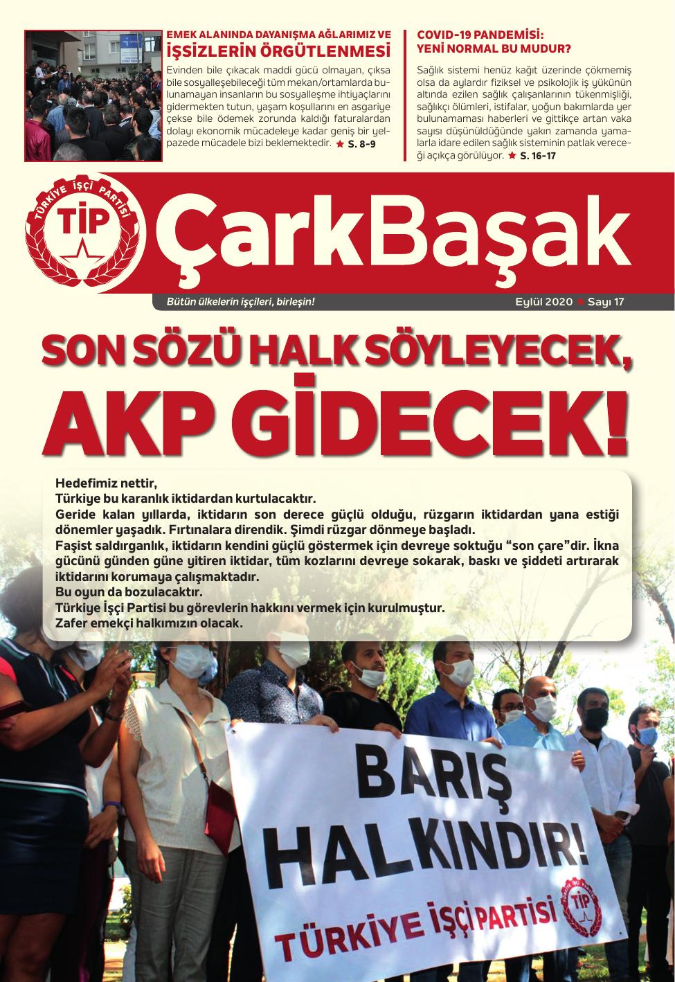 Sayı 17 kapak (1. sayfa)