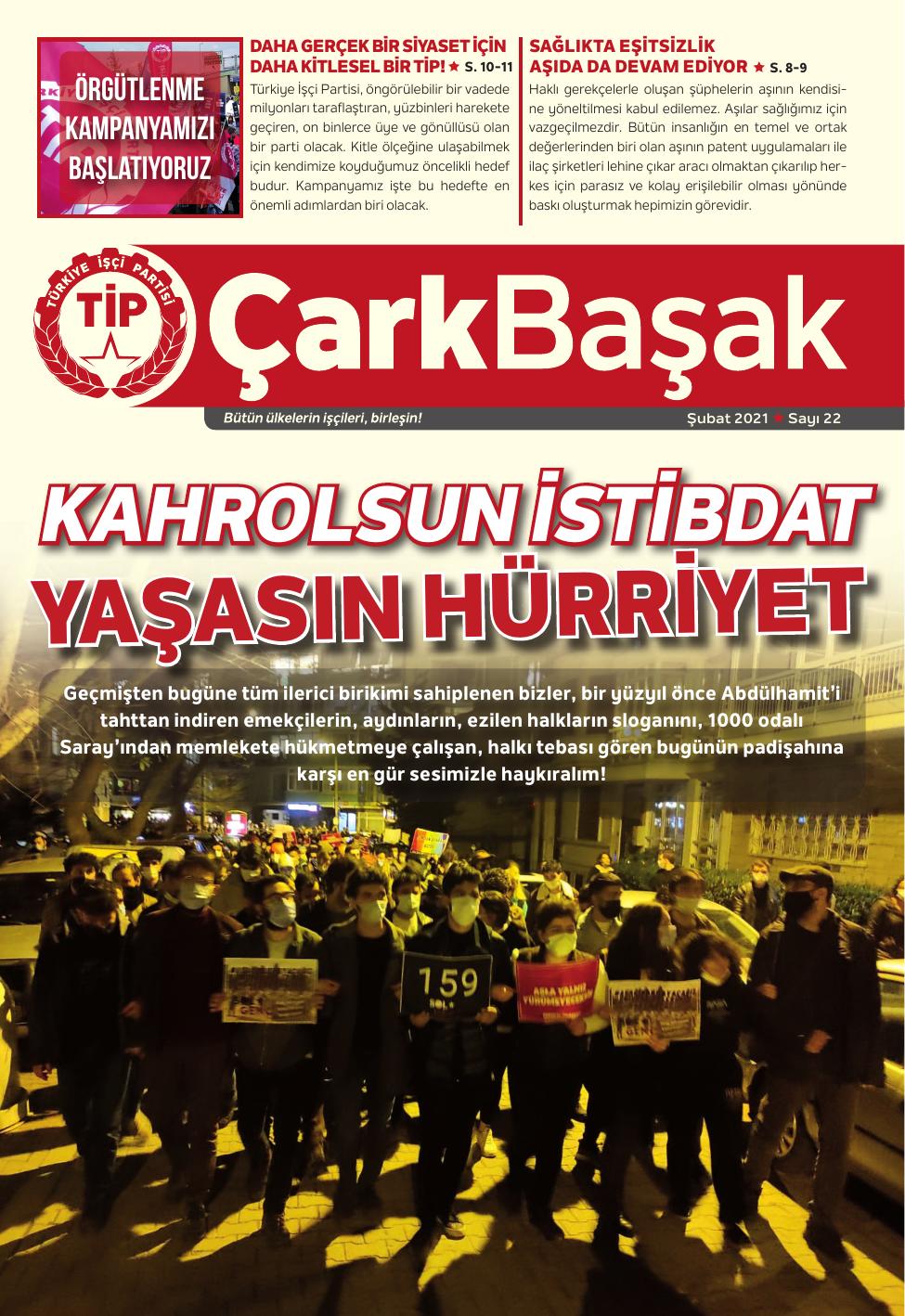 Sayı 22 kapak (1. sayfa)