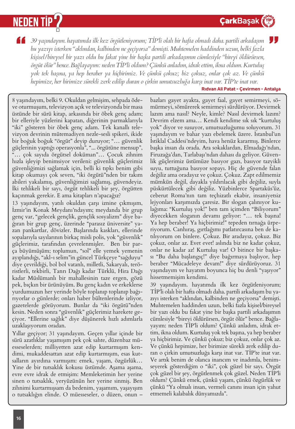 Sayı 25 - Sayfa 16
