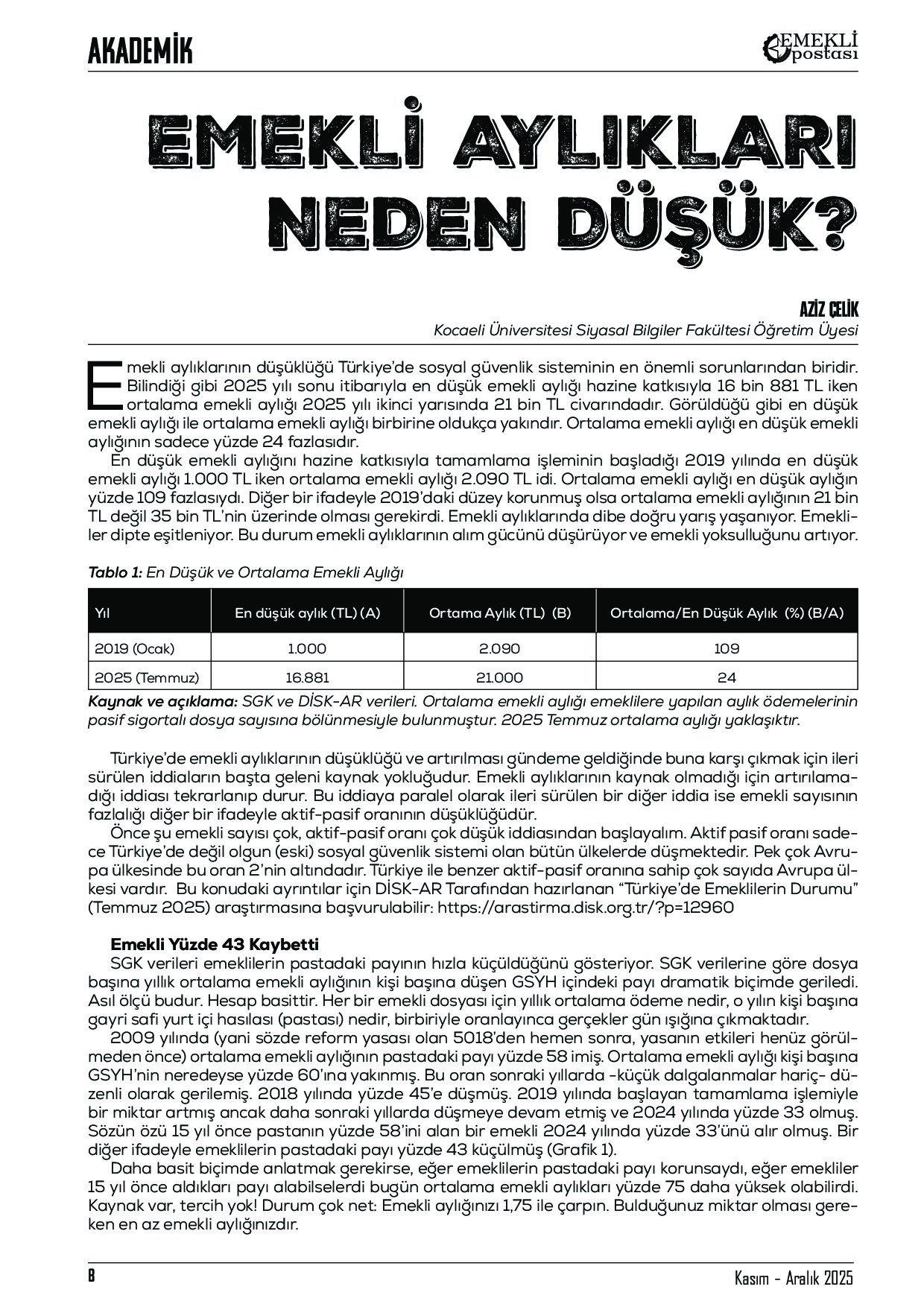 Sayı 1 - Sayfa 8