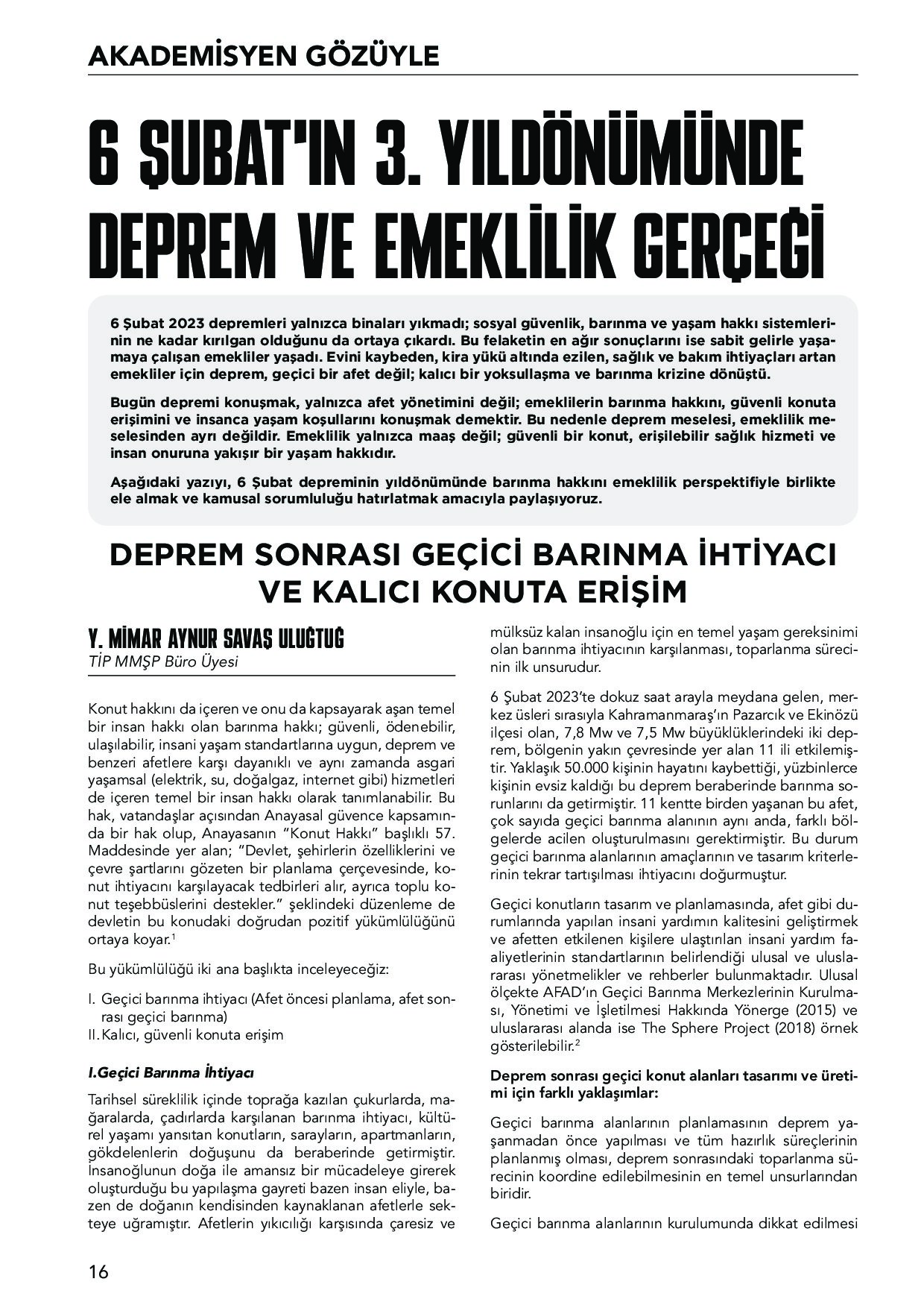 Sayı 3 - Sayfa 16