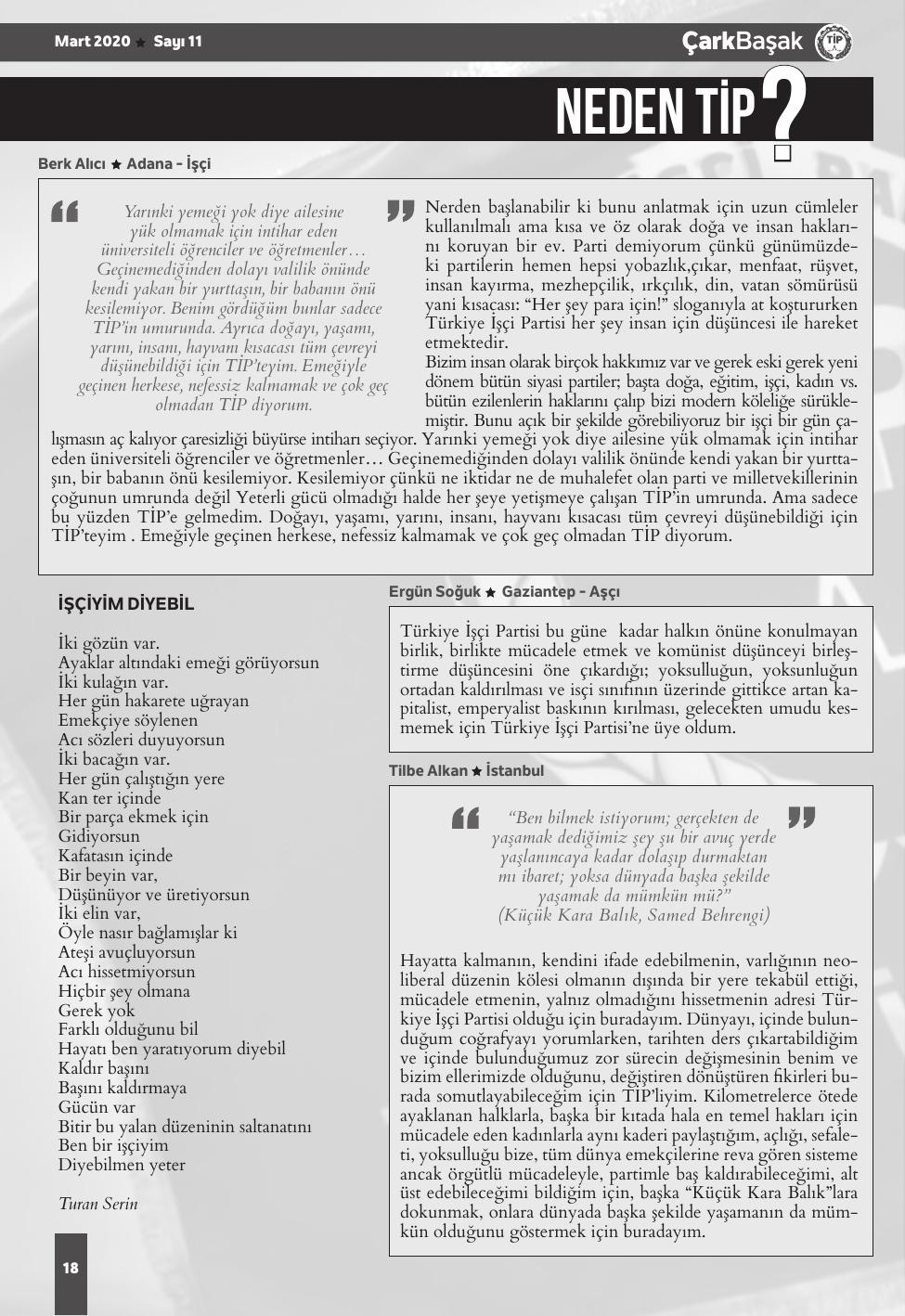 Sayı 11 - Sayfa 18