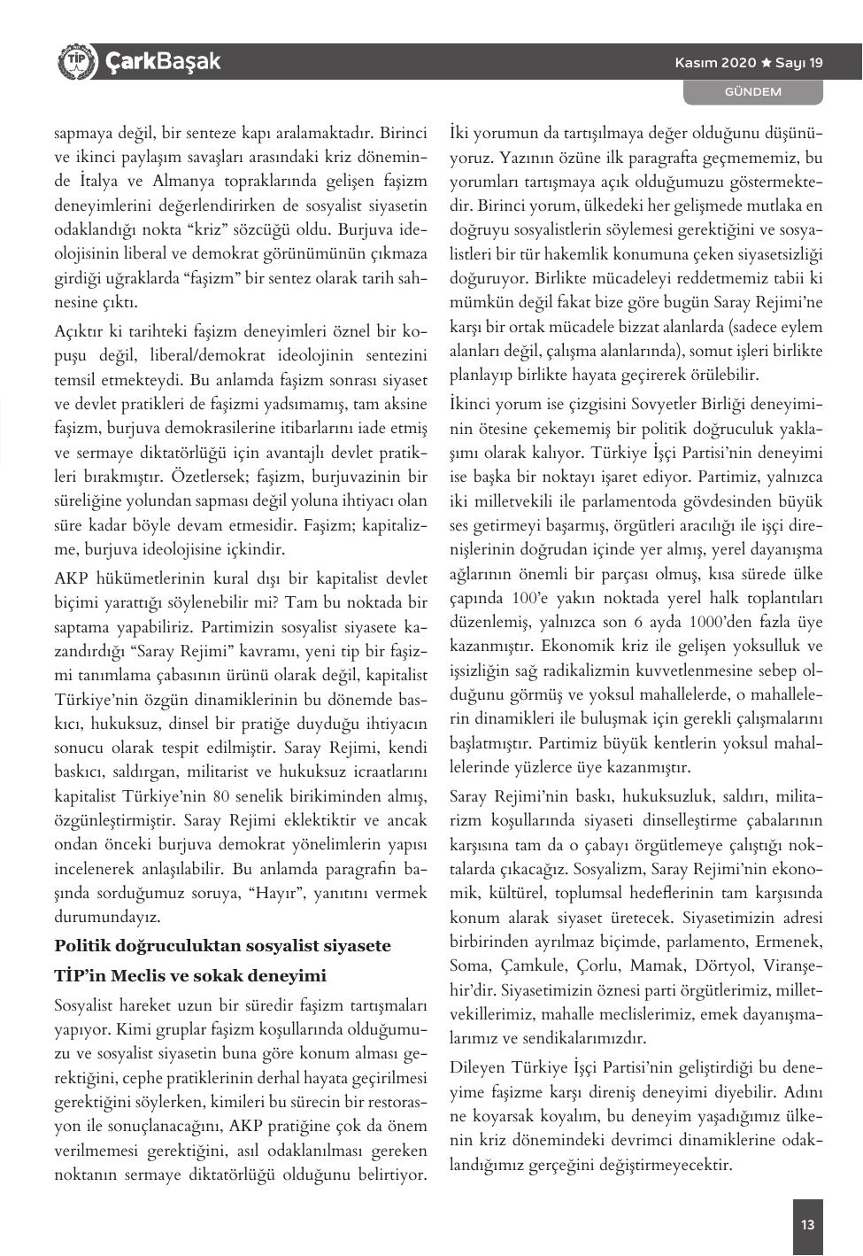 Sayı 19 - Sayfa 13