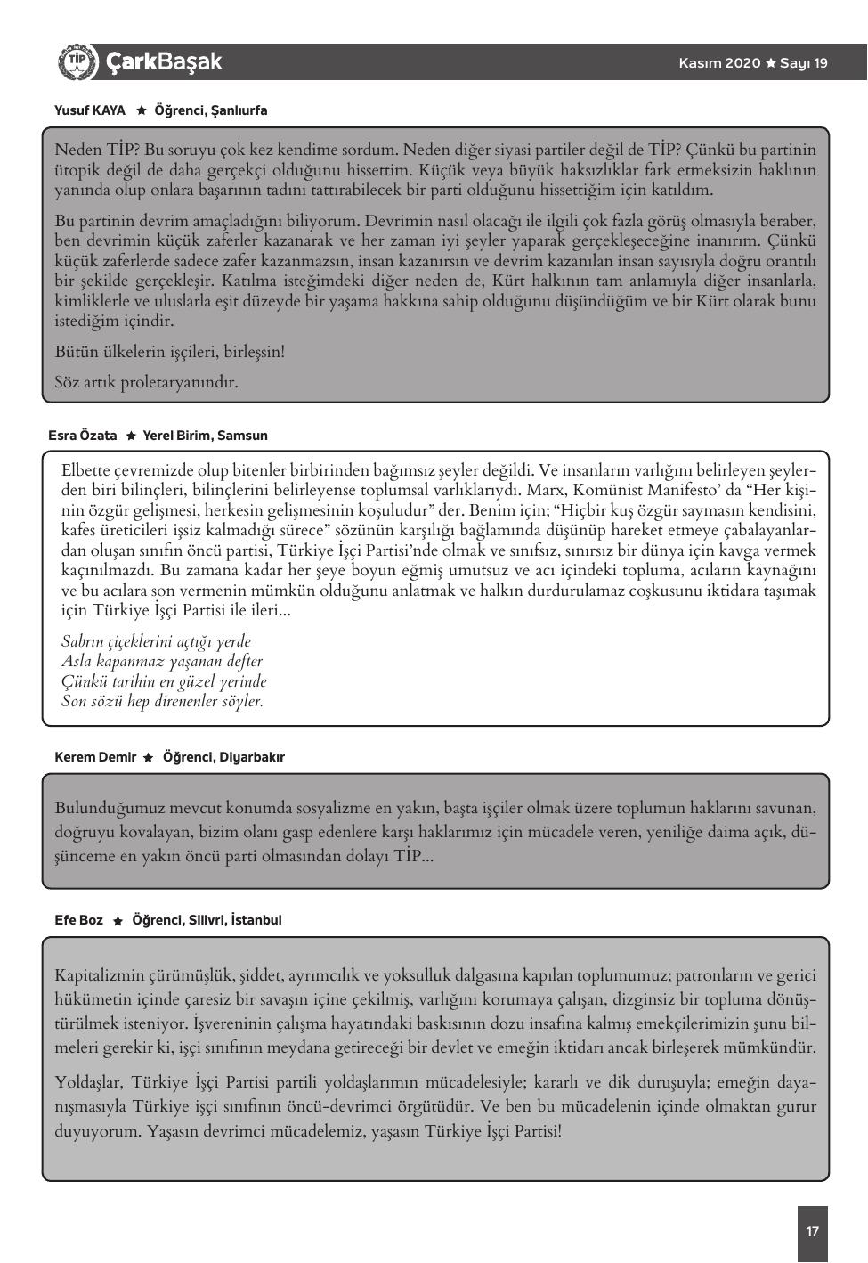 Sayı 19 - Sayfa 17