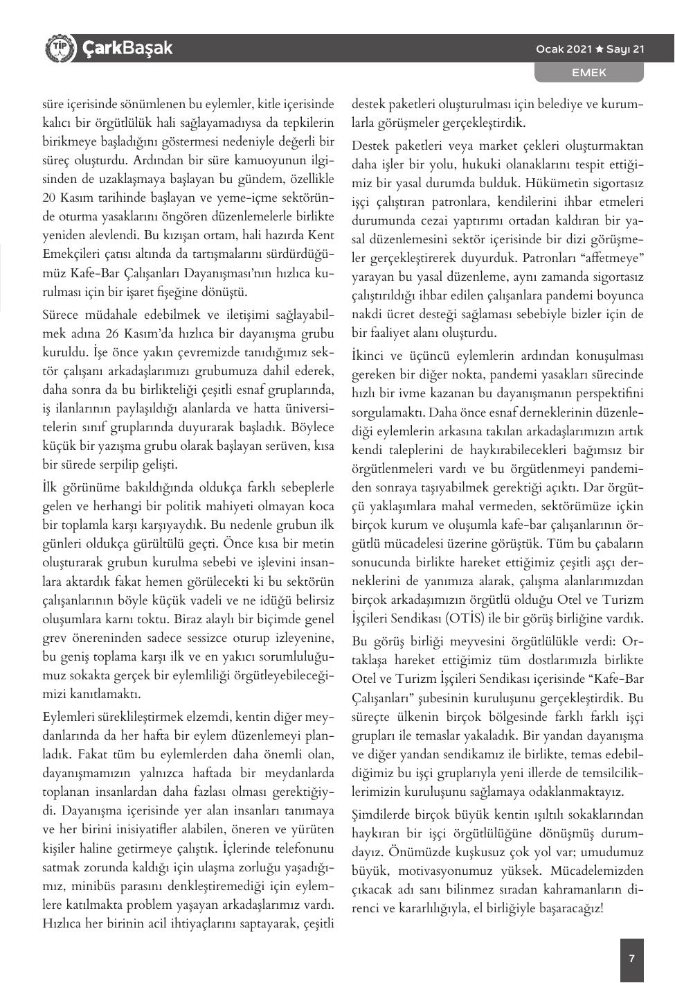 Sayı 21 - Sayfa 7