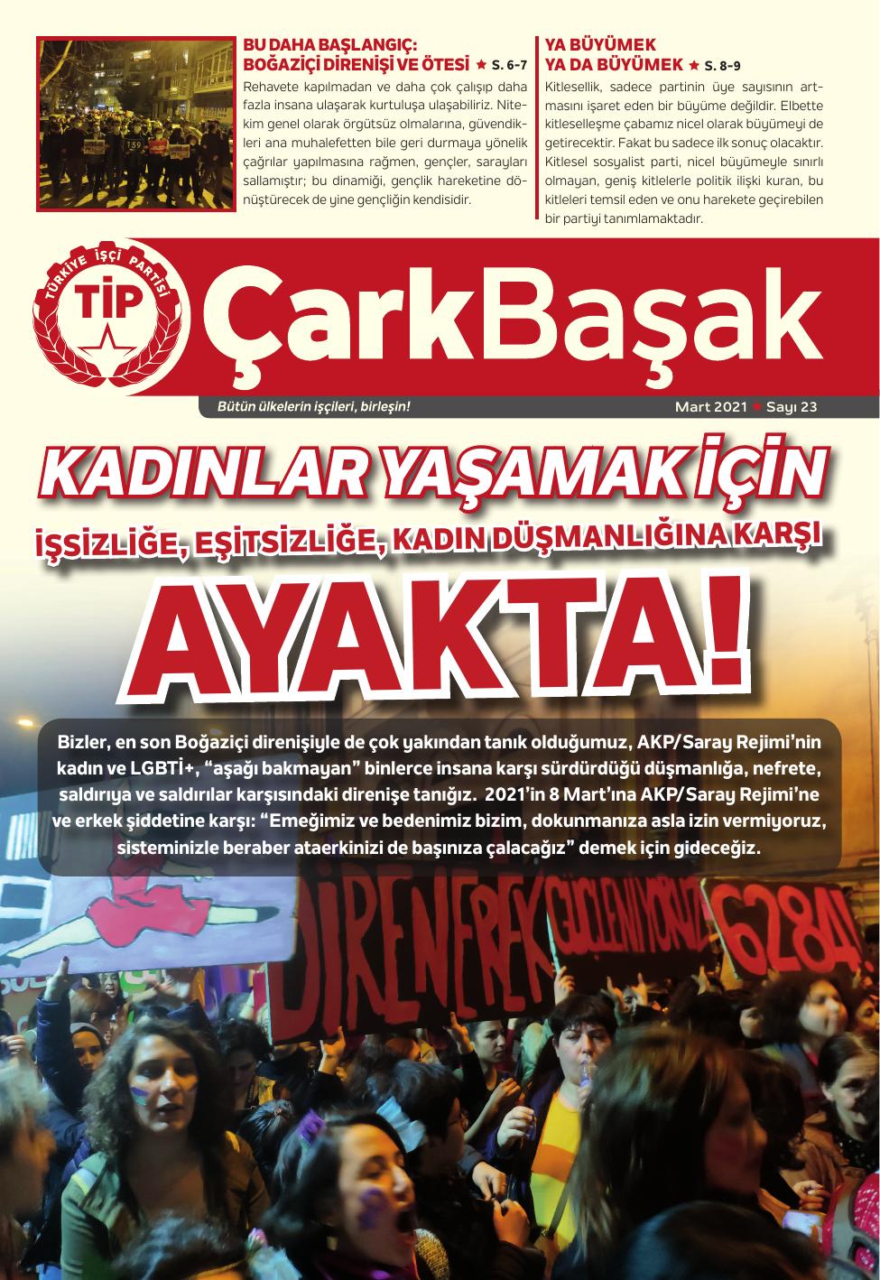 Sayı 23 kapak (1. sayfa)