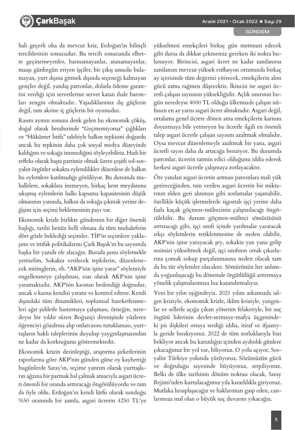 Sayı 29 - Sayfa 5